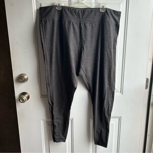 MTA Sport Charcoal Ankle Length Athletic Leggings Women’s Plus Size 3X